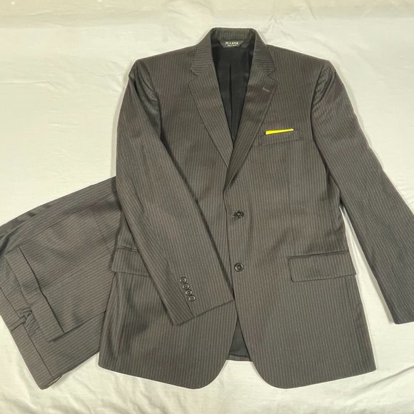 Jos. A. Bank Other - Jos. A Bank - Suit Jacket and Pants - Gray with Stripes - 42L